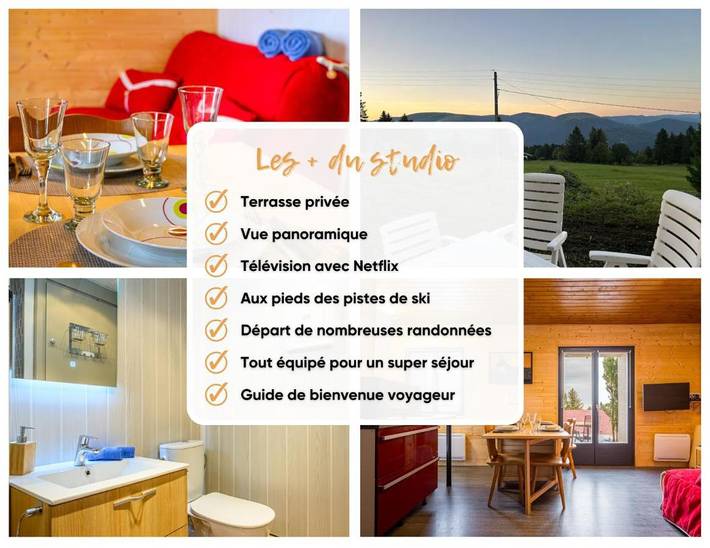 Gîte pour 4 personnes, avec vue ainsi que jardin et terrasse à Sondernach - 2