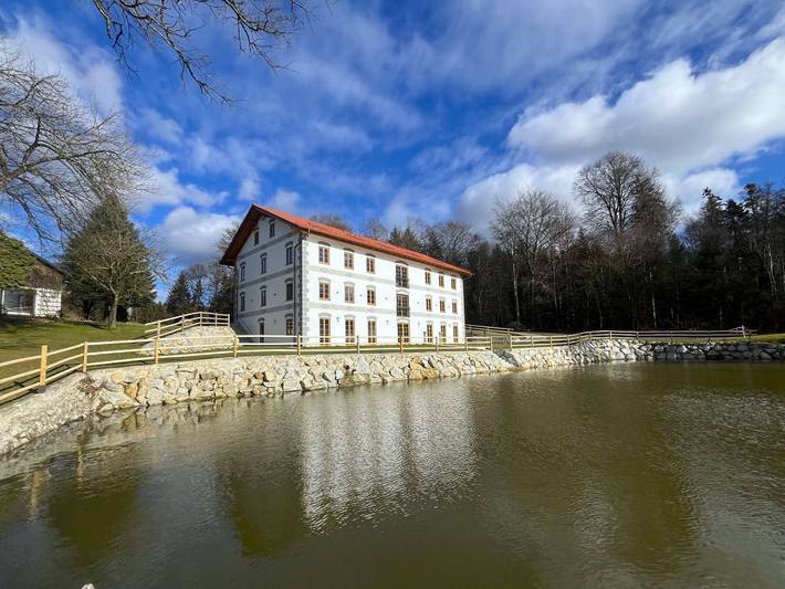 Ferienhaus, mit Balkon/Terrasse und Terrasse sowie Pool und Sauna in Münchner-umland - 4