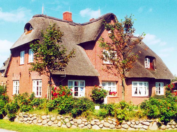 Ferienwohnung für 4 Personen, mit Terrasse und Garten in Nieblum