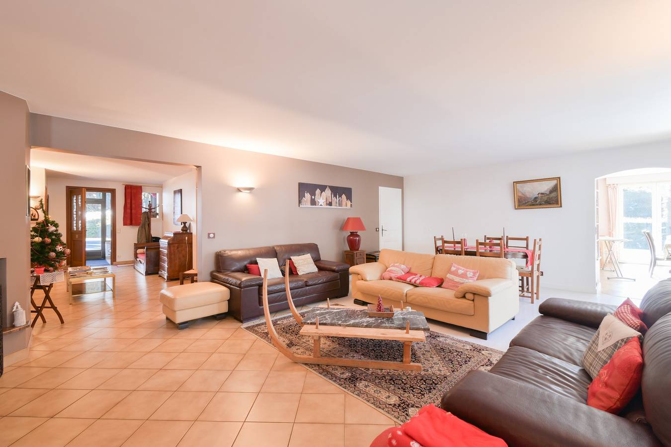 Ganze Wohnung, Appartement „La Padouck“ mit Bergblick, privater Terrasse und Wlan in Thônes, Annecy und Umgebung