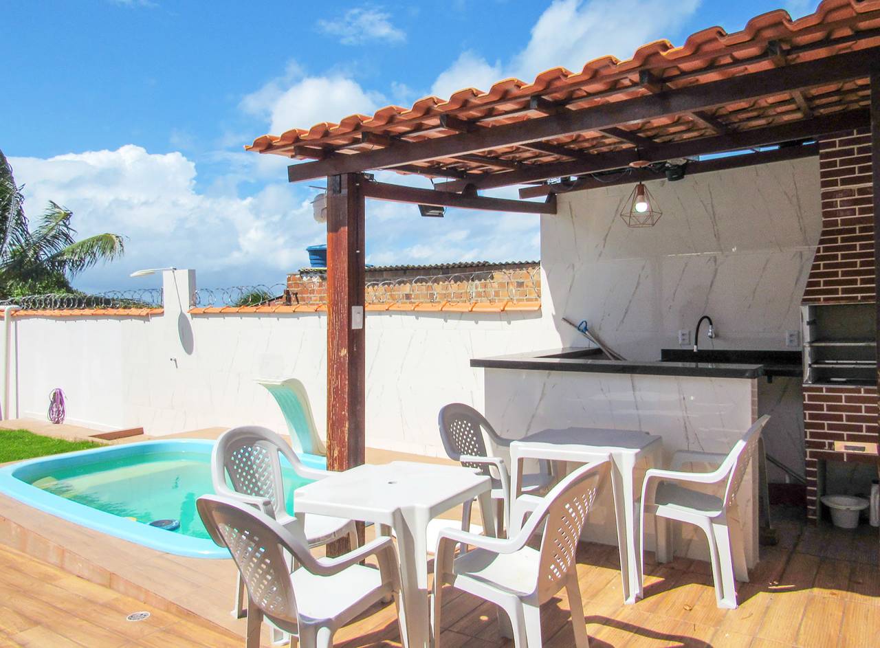 Casa de vacaciones para 4 personas con jardín in Vera Cruz, Baía de Todos Os Santos