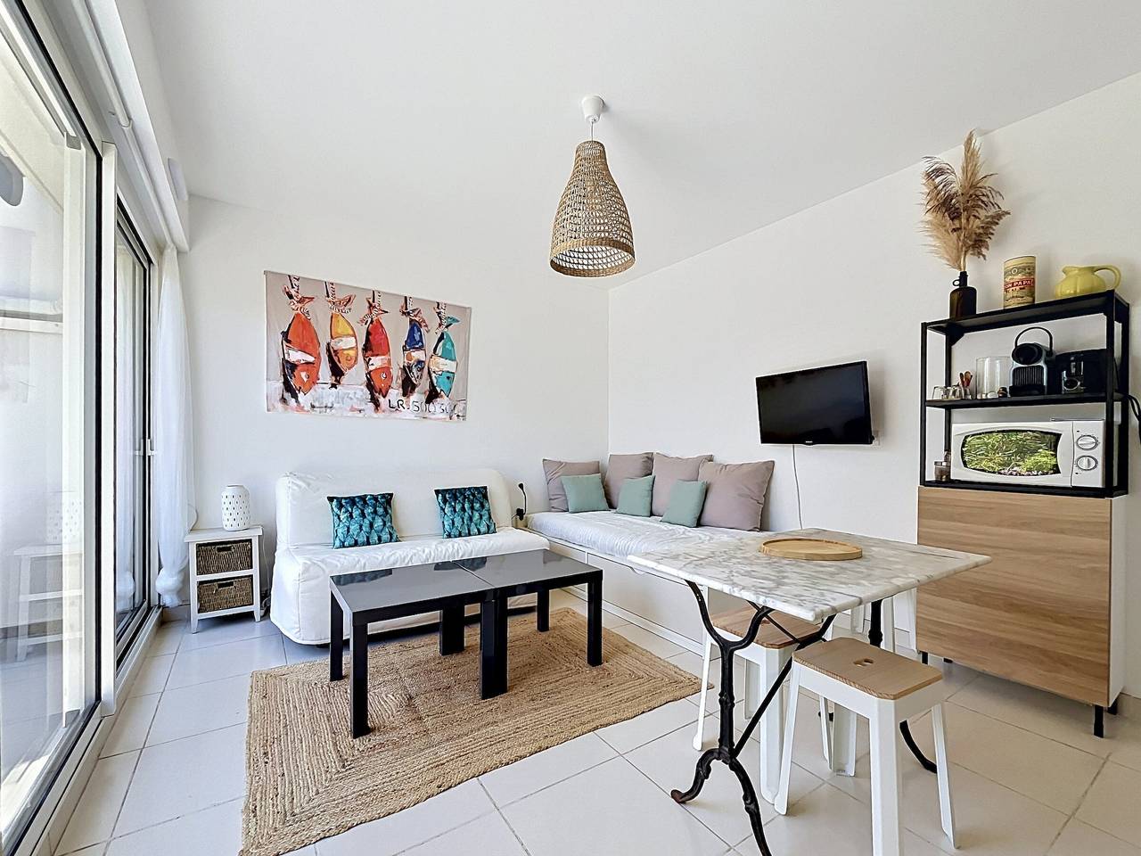 Ganzes Studio, Studio mit Terrasse und Klimaanlage, in Strandnähe in Carnon-Plage, Mauguio