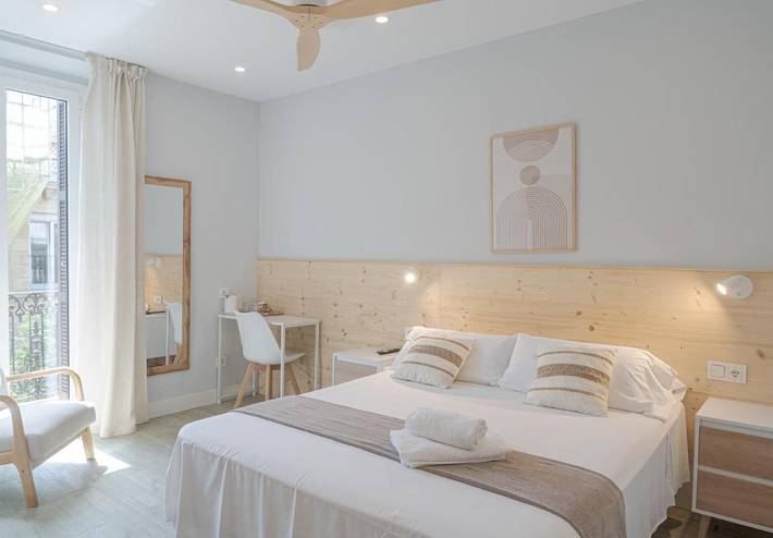 Maison d’hôte pour 3 personnes, avec Balcon ainsi que Terrasse et Vue à San Sebastian