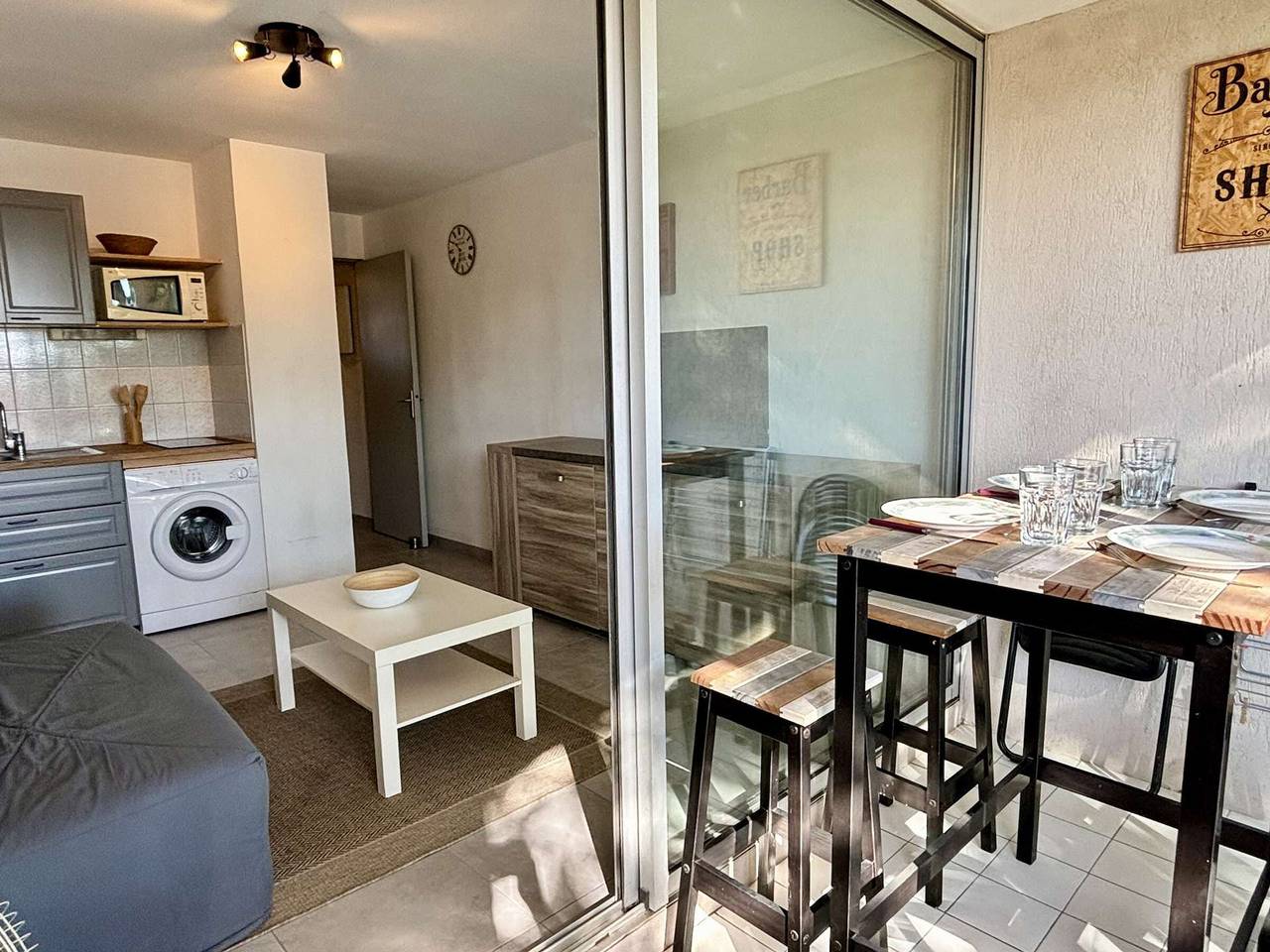 Ganze Wohnung, Argelès-sur-Mer: Studio à 400m de la plage, piscines, parking, animaux admis in La Côte Vermeille, Argelès-sur-Mer