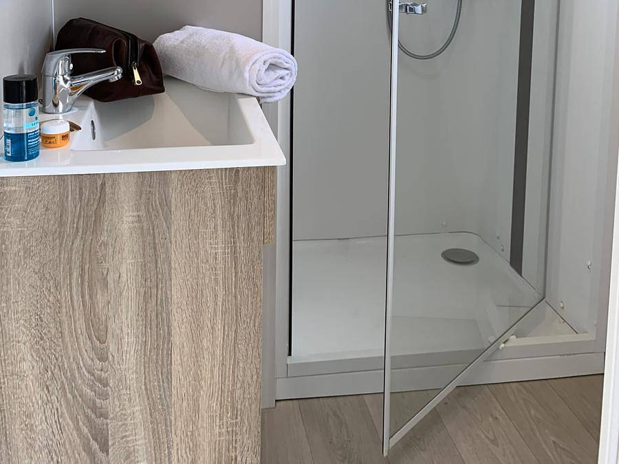 Camping La Foret Stella Plage - Mobilheim 6 personen - Cottage Family - 3 Zimmer - 34m² Überdachte Terrasse in Cucq, Montreuil und Umgebung