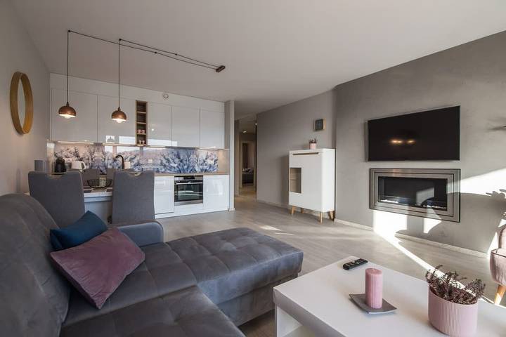 Apartament wakacyjny dla 4 osób, z Ogród w Wisła