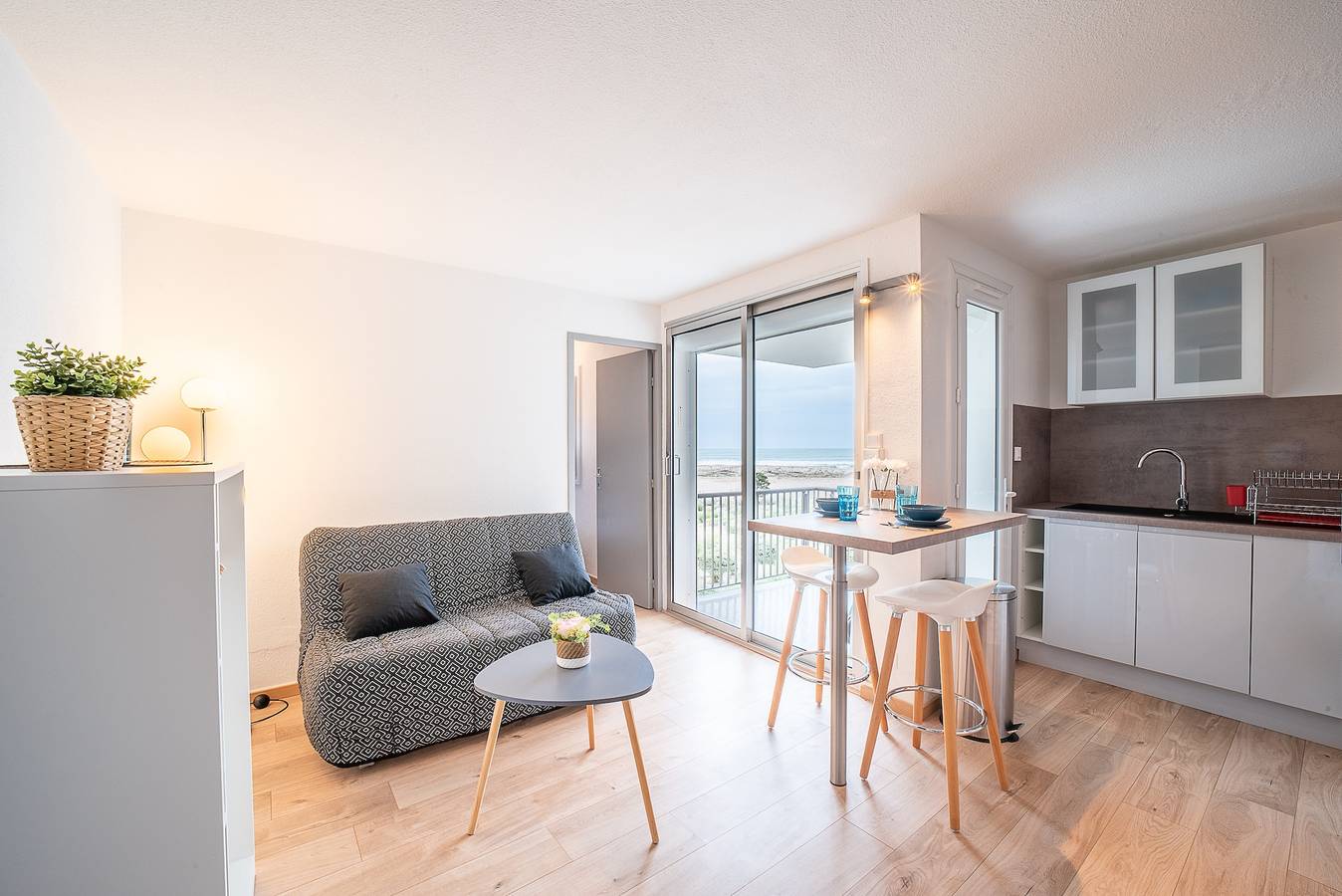 Appartement entier, Le Bleu Soleil - Bel appt pour 4 vue mer in Le Barcarès, Côte d'Améthyste