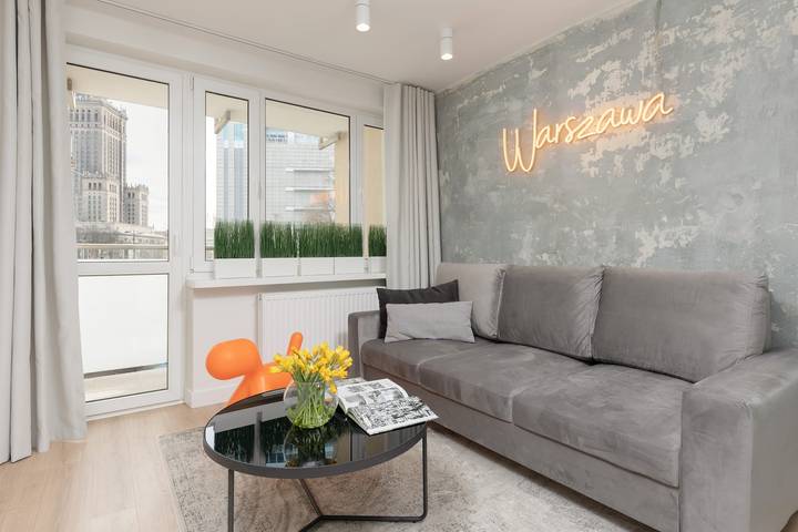 Ferienwohnung für 6 Personen, mit Balkon/Terrasse in Warschau