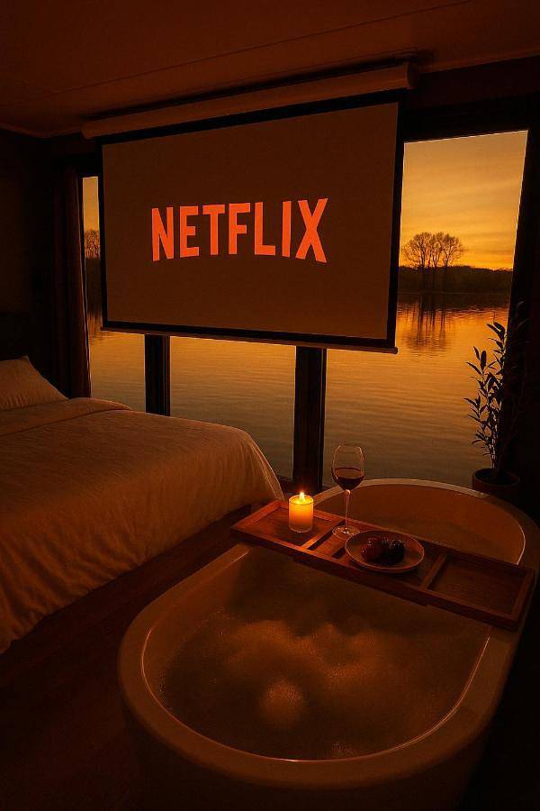 Bateau pour 4 personnes, avec sauna ainsi que jacuzzi et balcon dans Grand Est - 3