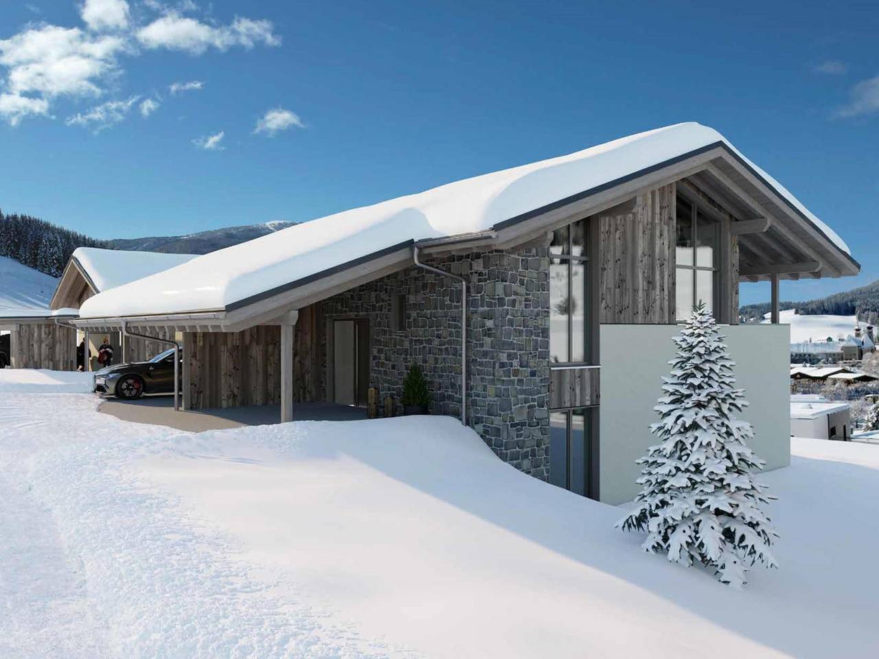 Schönes Ferienhaus direkt an der Piste gelegen in St. Lambrecht, Westliche Obersteiermark