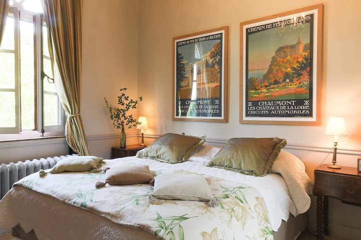 Location de vacances pour 8 personnes, avec piscine ainsi que jardin et terrasse à Saint-Paterne-Racan - 2