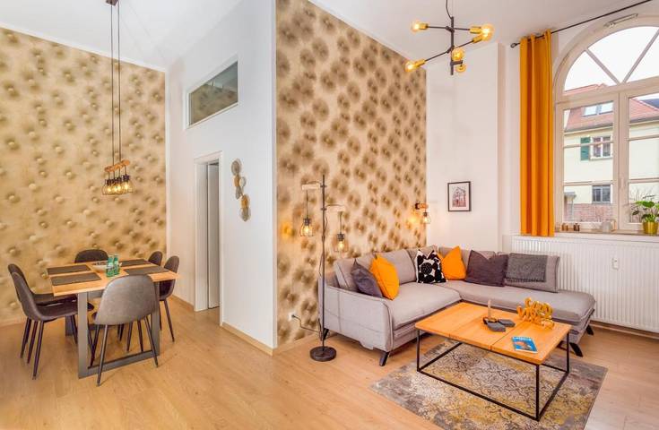 Ferienwohnung für 6 Personen, mit Garten und Ausblick