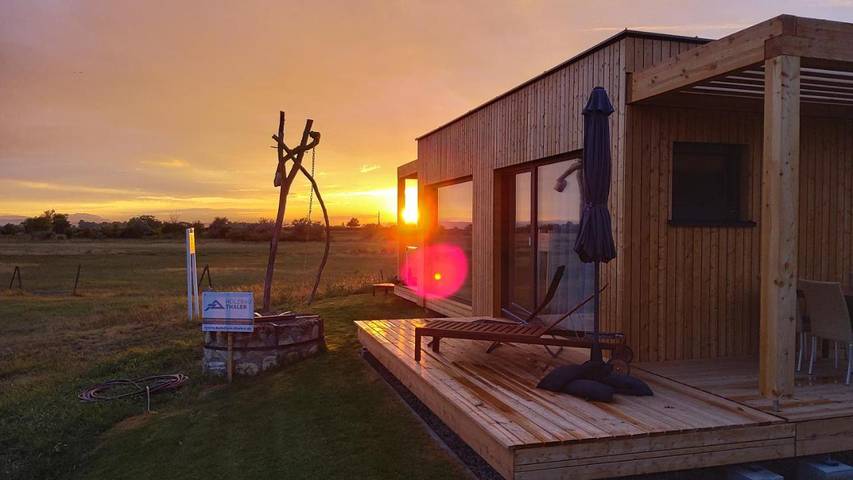 Ferienwohnung für 2 Personen, mit Terrasse und Garten sowie Pool und Ausblick in Illmitz