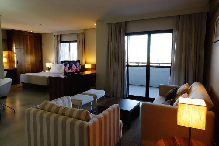 Gîte pour 4 personnes, avec vue et sauna ainsi que piscine et balcon à Belém - 3