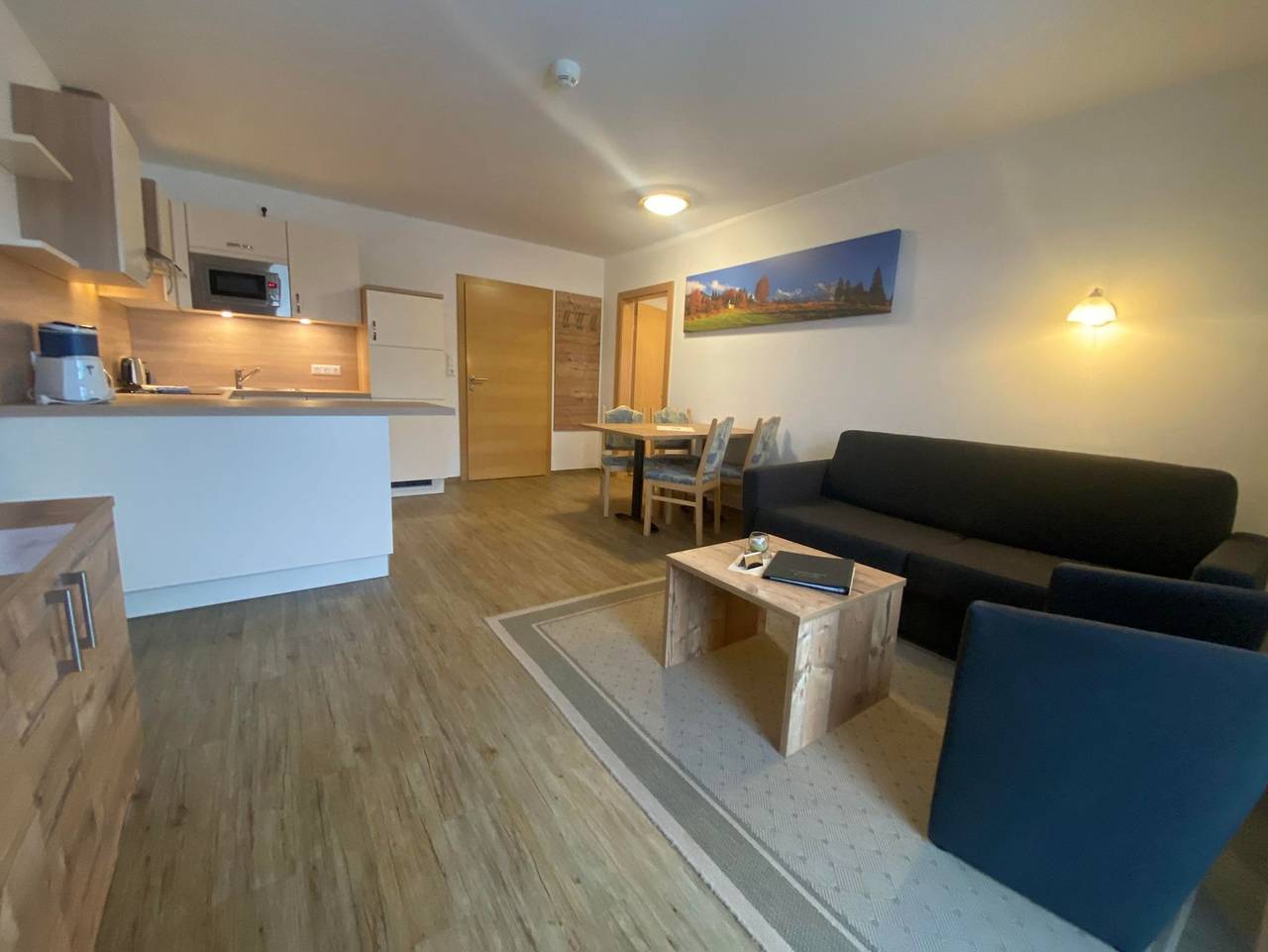 Ganze Ferienwohnung, Frankenhof - Appartement Panoramablick mit zwei Schlafzimmer in Scharnitz, Arnspitzgruppe