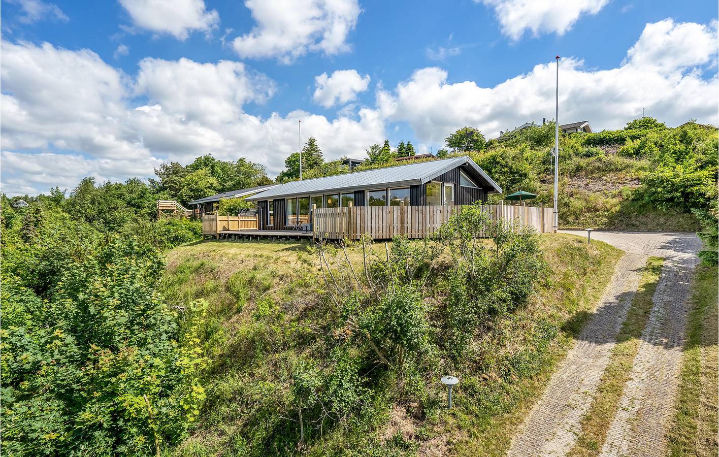 Ferienhaus für 4 Personen mit Terrasse in Egsmark Strand, Süddjursland