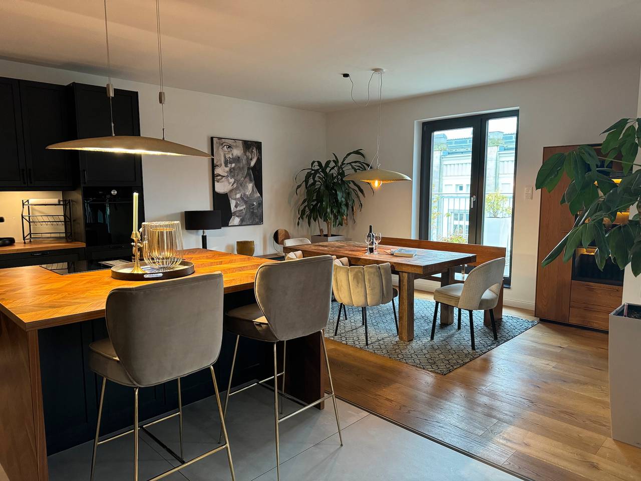 Geheel appartement, 180m² penthouse 2xsz incl. terras & parkeergarage in Stadtmitte Rostock, Rostock