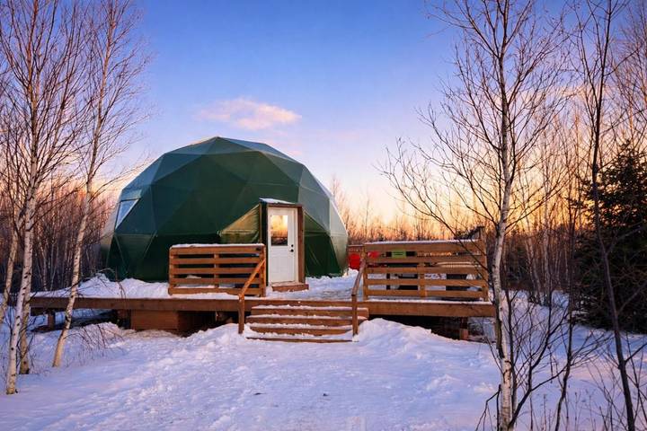 Tent voor 4 personen, met uitzicht en tuin, met huisdier - 1
