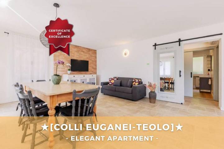 Appartamento per 4 persone, con Balcone e Terrazza nonché Giardino e Panorama a Teolo
