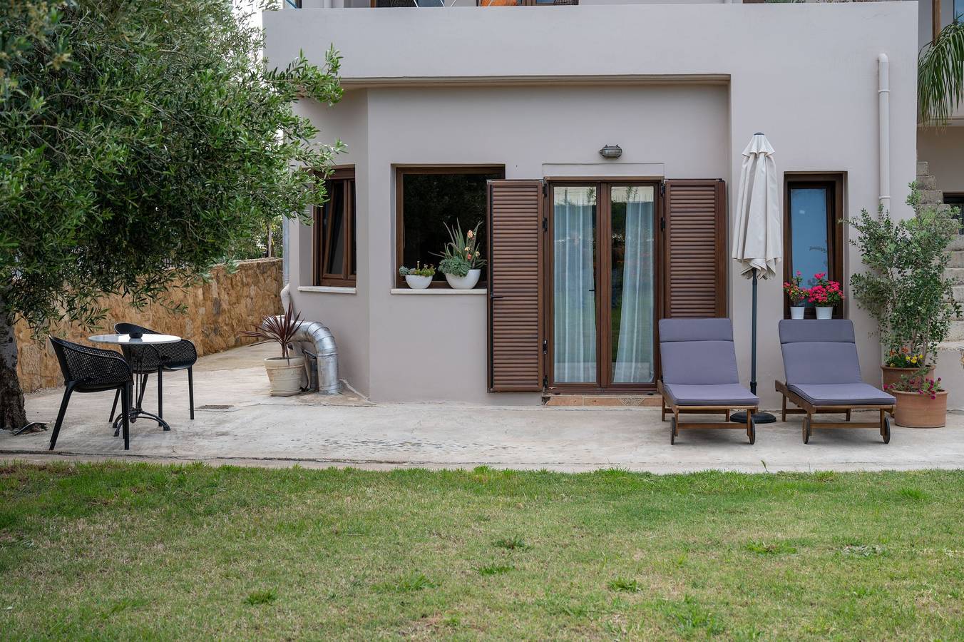 Ganze Wohnung, Ferienwohnung für 4 Personen mit Garten in Tavronitis, Chania und Umgebung