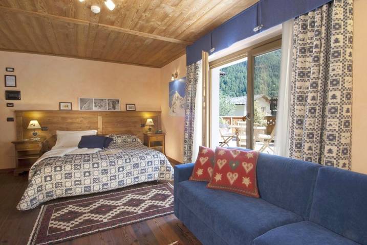 Maison d’hôte pour 3 personnes, avec jardin ainsi que sauna et vue à Breuil-Cervinia - 2