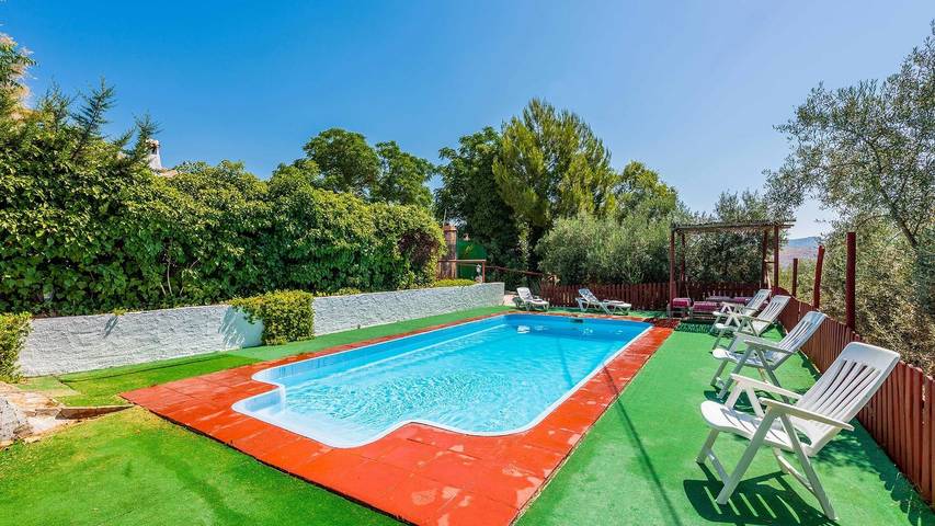 Casa rural para 8 personas, con piscina y balcón/terraza, Se admiten mascotas en Algarinejo - 2