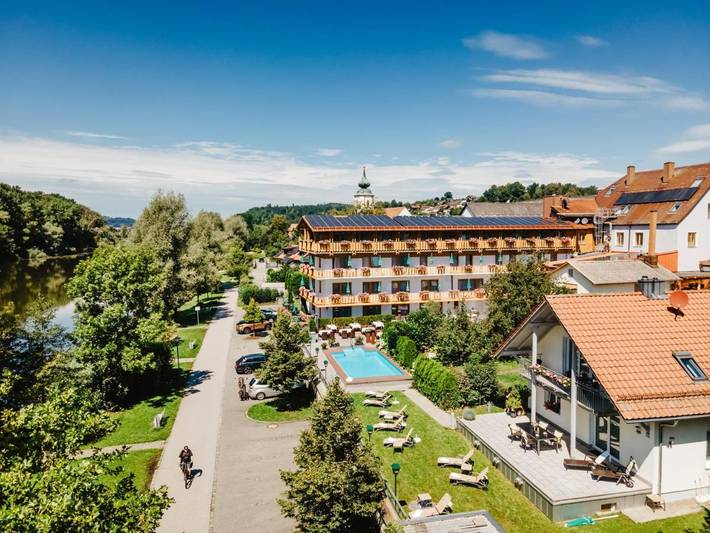 Hotel für 2 Personen, mit Terrasse und Garten sowie Pool und Sauna
