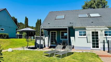 Ferienhaus für 4 Personen, mit Garten und Terrasse, mit Haustier in Lütow