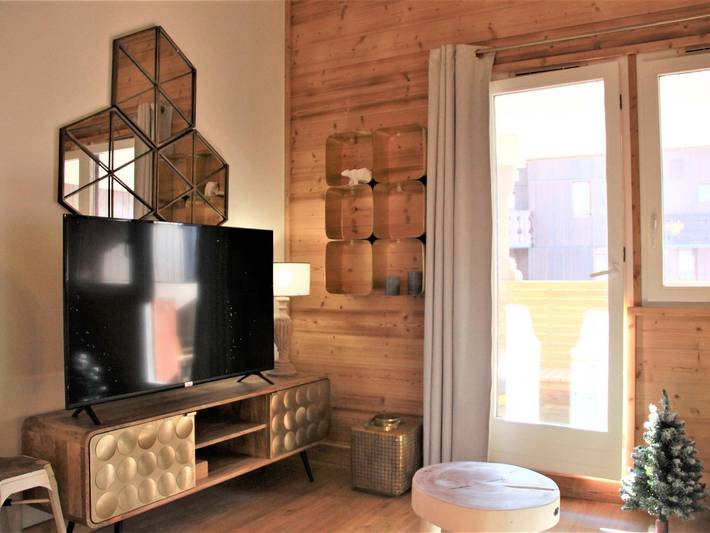 Ganze Wohnung, Gemütliche 3-Zimmer-Wohnung in Valmorel, für 8 Personen, nahe der Pisten in Valmorel, Les Avanchers-Valmorel