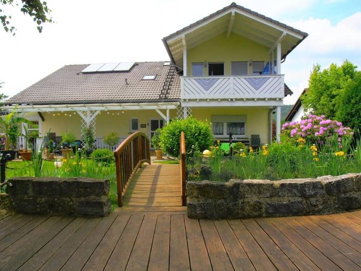Ferienwohnung für 4 Personen, mit Balkon und Terrasse sowie Garten und Pool in Weilburg - 4