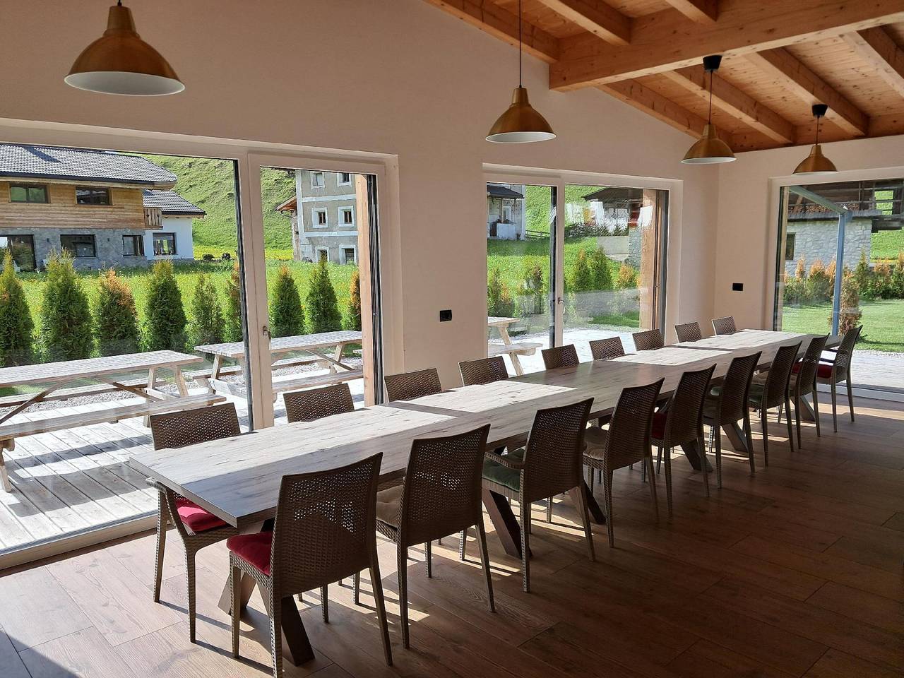 Chalet in the countryside in the South Tyrolean Dolomites in Wolkenstein, Dolomiti Superski