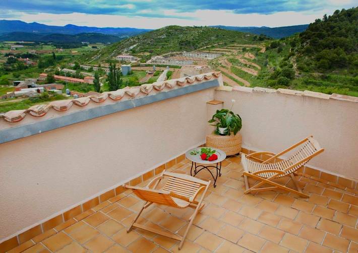 Ferienwohnung für 6 Personen, mit Terrasse und Ausblick, mit Haustier - 1