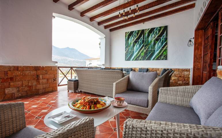 Bungalow for 2 people, with balcony and garden as well as view and lake view in Morocco
