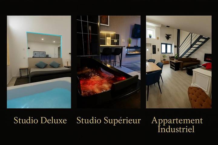 Chambre d’hôte pour 3 personnes, avec terrasse et jacuzzi