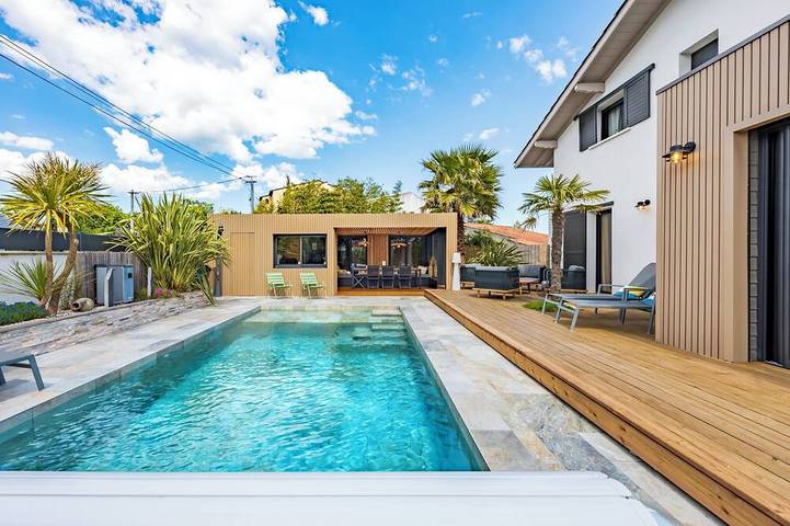 Villa pour 8 personnes, avec piscine et jardin à Anglet