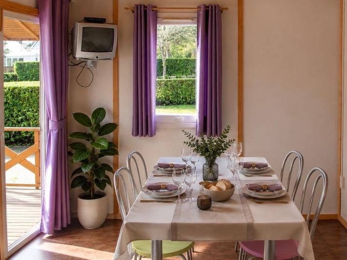 Chalet pour 4 personnes, avec Terrasse et Bassin pour enfant dans le Finistère - 3