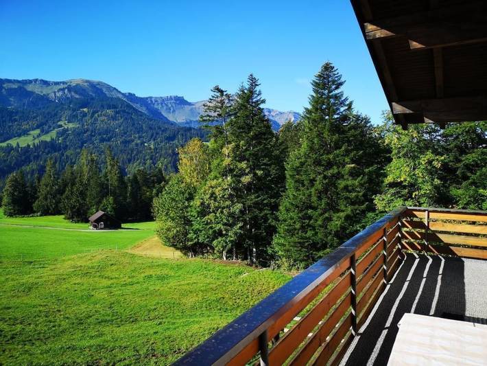 Ferienwohnung für 4 Personen, mit Balkon und Ausblick in Sibratsgfäll - 2