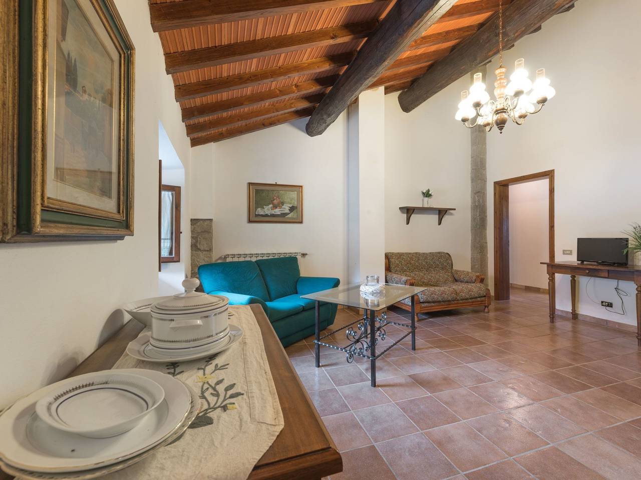 Appartamento intero, Wohnung 'Marco' mit Terrasse in Londa, Firenze province