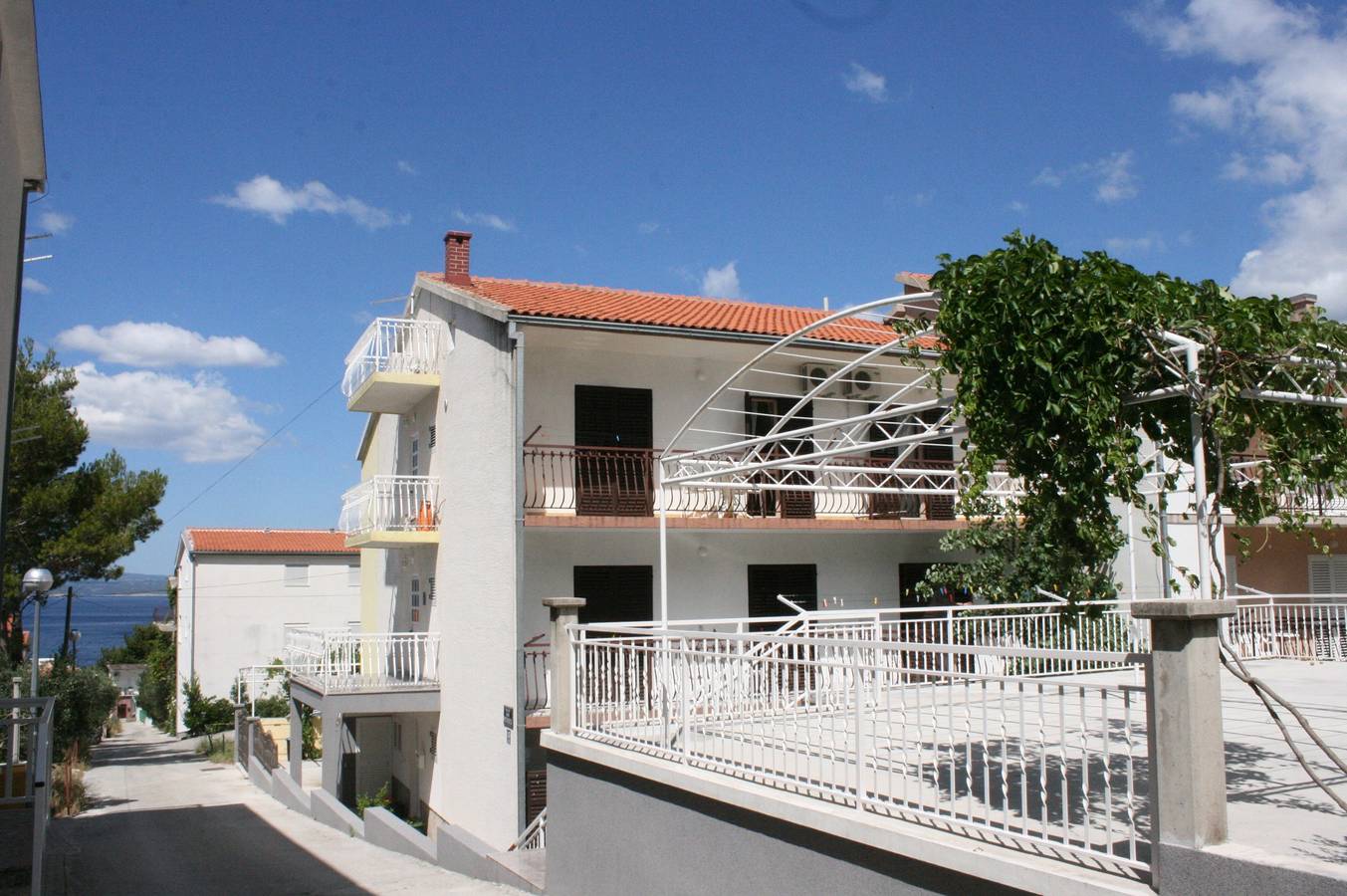 Ganze Wohnung, Studio Appartement mit Terrasse und Meerblick Baska Voda, Makarska As-6827-a in Baska Voda, Makarska Riviera