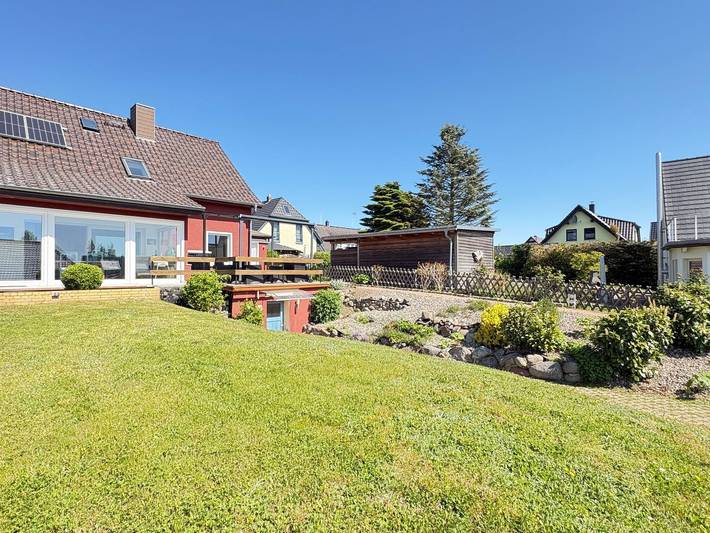 Ganze Ferienwohnung, Neu! Ferienhaus 1 Ringelrobbe - Ferienhaus 1 mit Terrasse und Wintergarten in Alt Reddevitz, Mönchgut