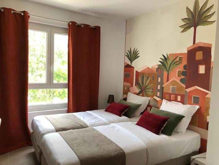 Hôtel pour 4 personnes, avec jardin et terrasse dans La Pointe-Rouge