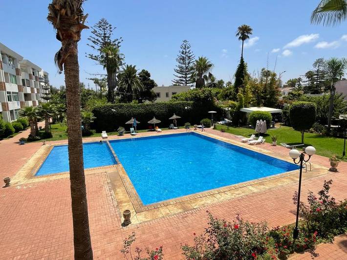 Appartement de vacances pour 7 personnes, avec piscine et vue ainsi que jardin et bassin pour enfant - 1