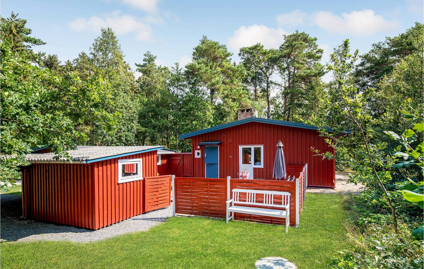 Ferienhaus für 6 Personen mit Terrasse in Snogebæk, Bornholm