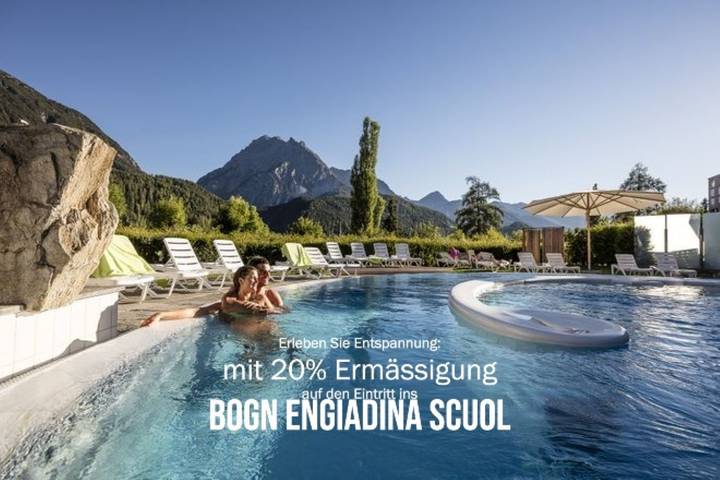 Curuna Pensiun - Frühstückspension - Wohlfühldoppelzimmer in Scuol, Unterengadin