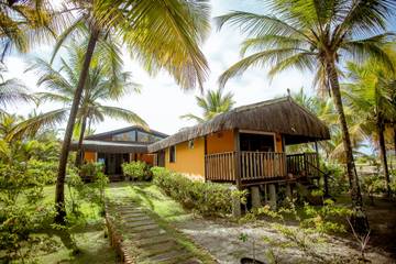 Location de vacances pour 8 personnes, avec jardin dans Bahia