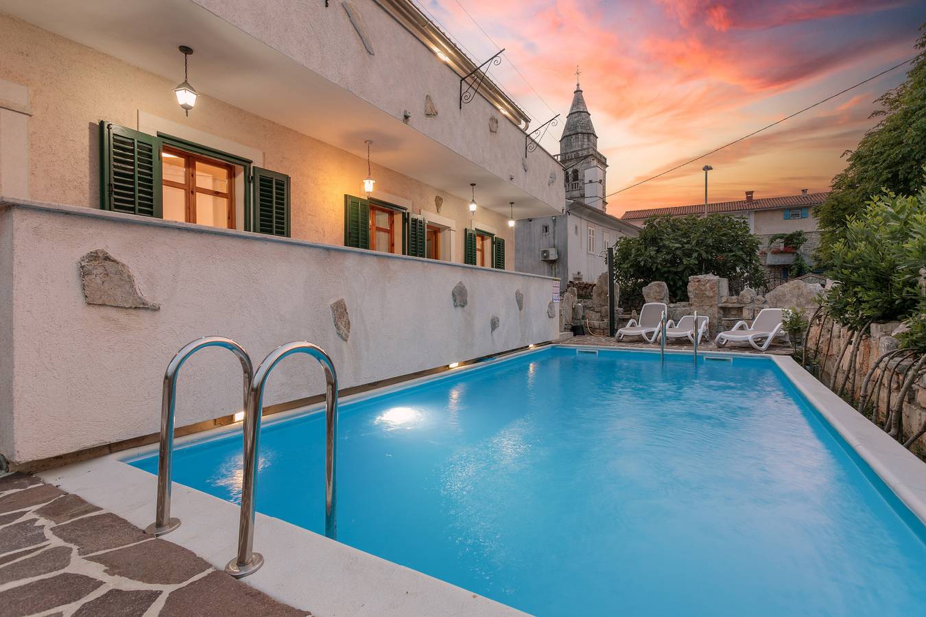 Villa Plovanija in Krk Città, Krk (Croazia)