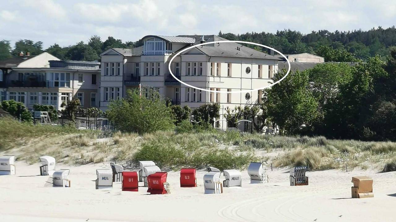 Villa Anna Meerblick erste Reihe in Drei Kaiserbäder, Heringsdorf