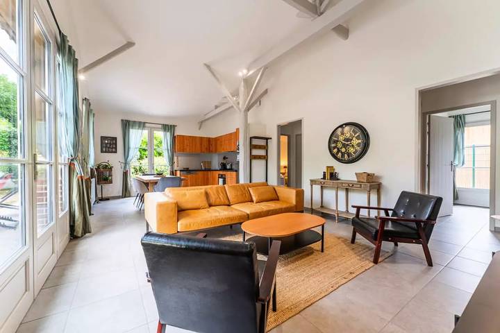 Maison de vacances pour 6 personnes, avec piscine et jardin, animaux acceptés à Naujac-sur-Mer