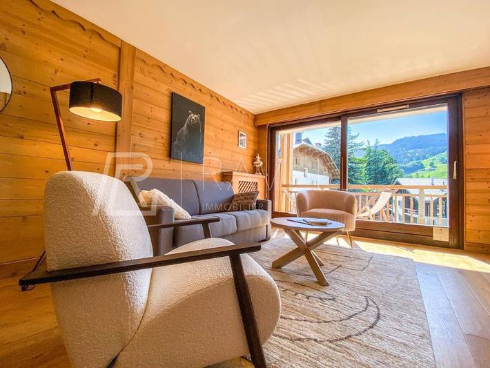 Gîte pour 4 personnes, avec vue et terrasse dans Office de Tourisme de Megeve
