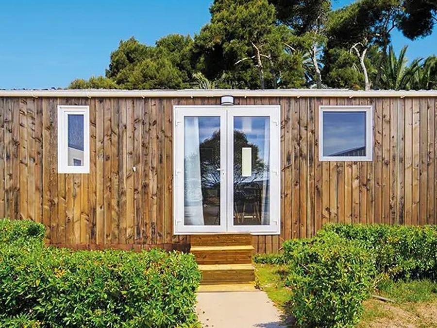 Camping Sites et Paysages - Les Pinèdes - Mobilhome 4 personnes - Cottage Oasis 2 chambres in La Colle-sur-Loup, Région de Cannes